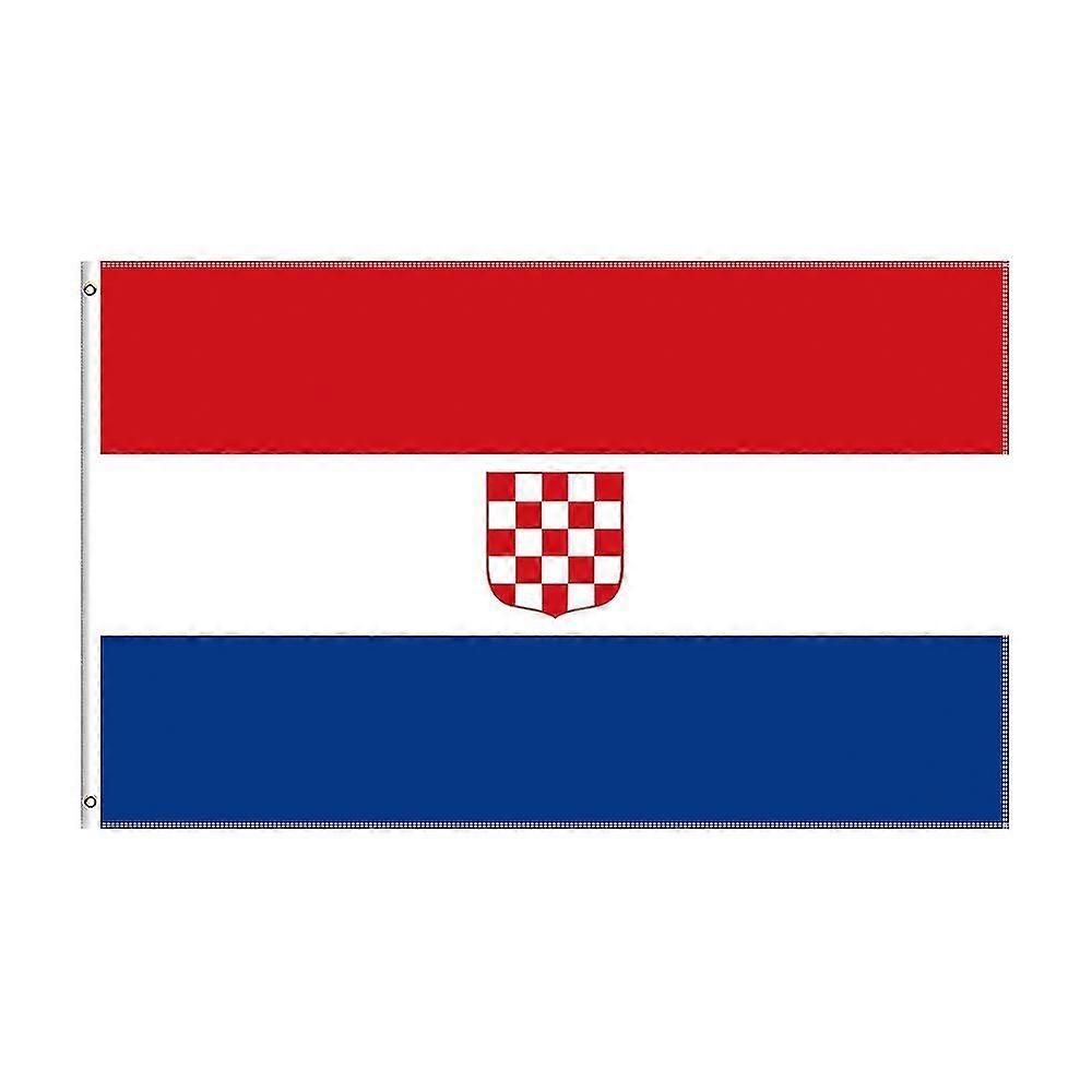 3x5 قدم كرواتيا 1941-1945 العلم البوليستر المطبوعة لافتة تاريخية للديكور