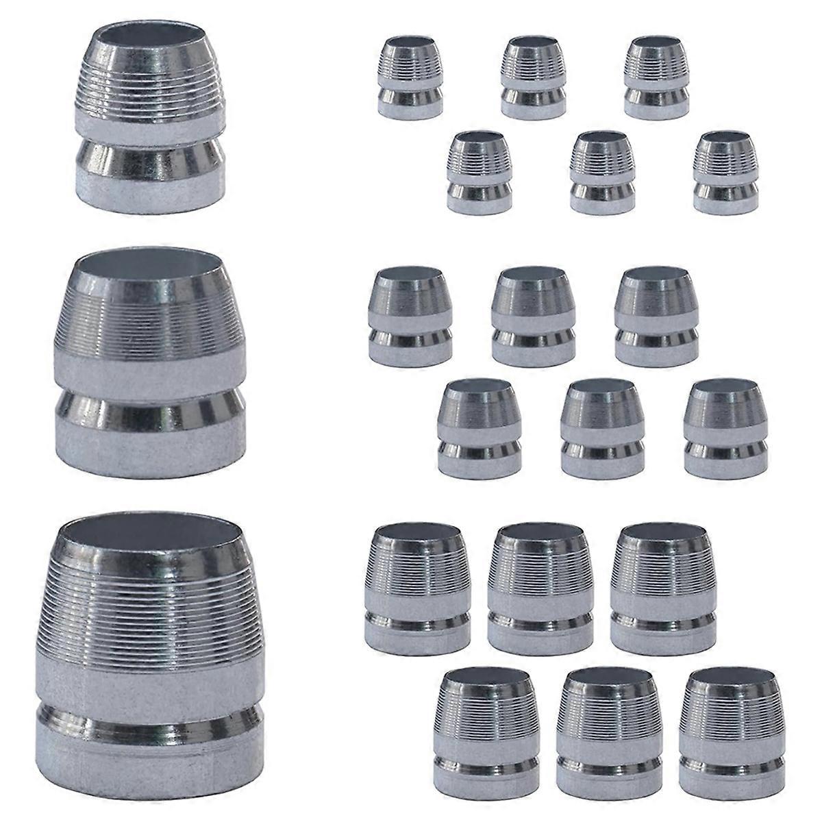 21 PCS Round -Handle Wedge Safety Handle Metal Wedge Hammer Handle Wedges Steel Wedge Kit (0.31/0.3