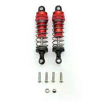 1 Set Front & Rear Metal Shock Absorber for 1/14wltoys Weili 144001-1316 Spare Parts Accessories Red
