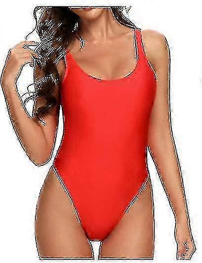 « Maillots de bain femme d'inspiration rétro Maillots de bain une pièce coupe haute à dos bas » f26