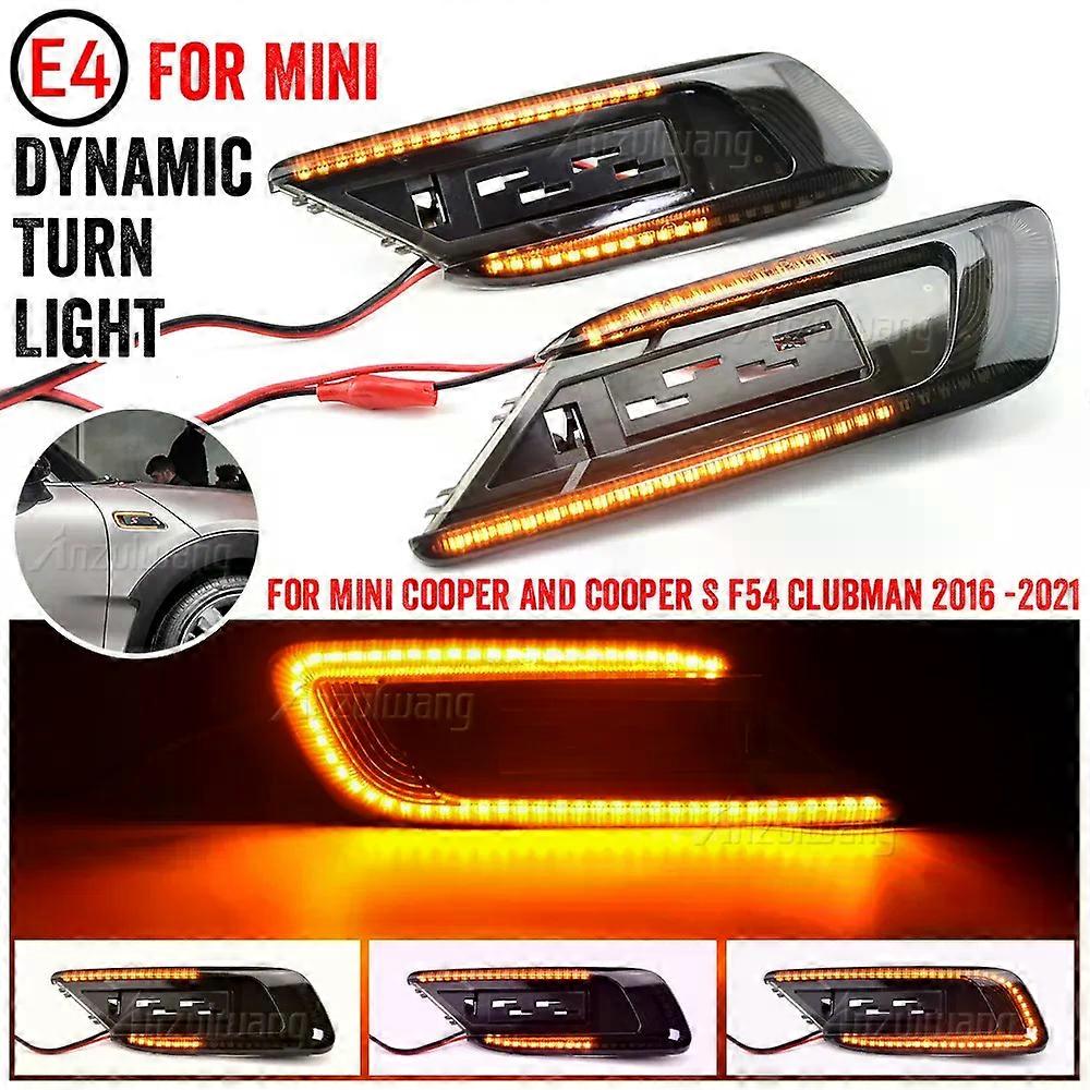 LED Dynamic Side Marker Indicator Blinker Light Turn Signal Lamp For Mini Cooper F54 Clubman 2015 2016 2017 2018 2019 2020 2022