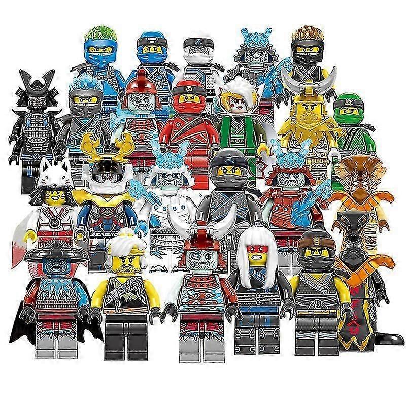 WXH Set mit 24 Stück Ninja Mini Figuren