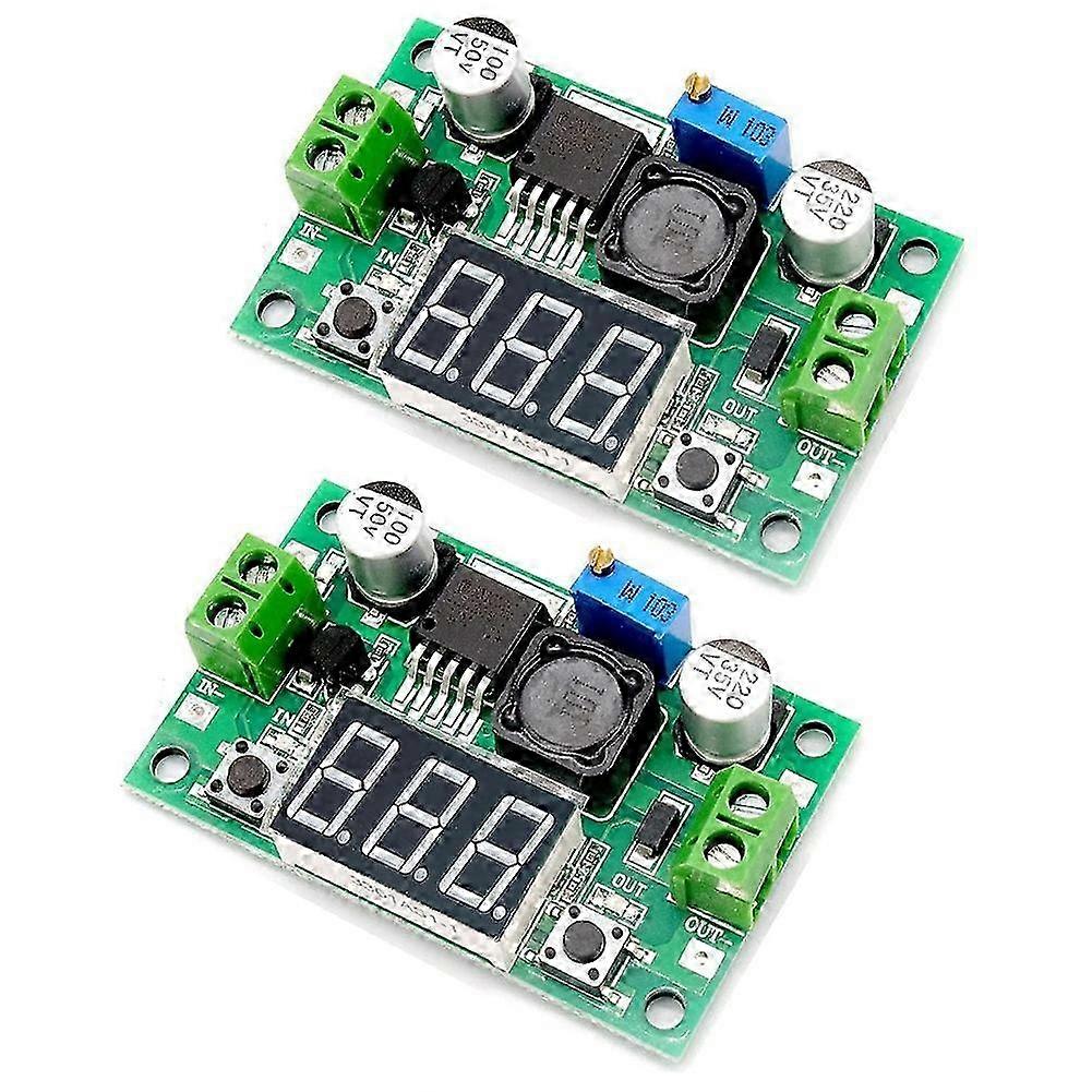 -2596 Adjustable DC-DC Buck Power Convert Module 4.0-40V Input to 1.25-37V Output with LED Voltmete