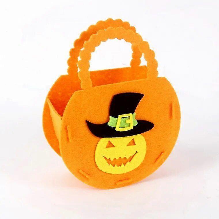 Halloween Kids Trick or Treat Party Candy Bags Pumpkin Bat Spider Witch Ghost Festival Party Gift Happy Halloween Day  Favor