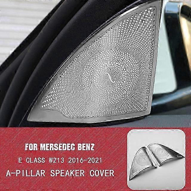 Car Audio Speaker Cover Trim for Mercedes Benz E/C/GLC Class W213 W205 X253 Car Interior Door Loudspeaker Cover Trim Accessories