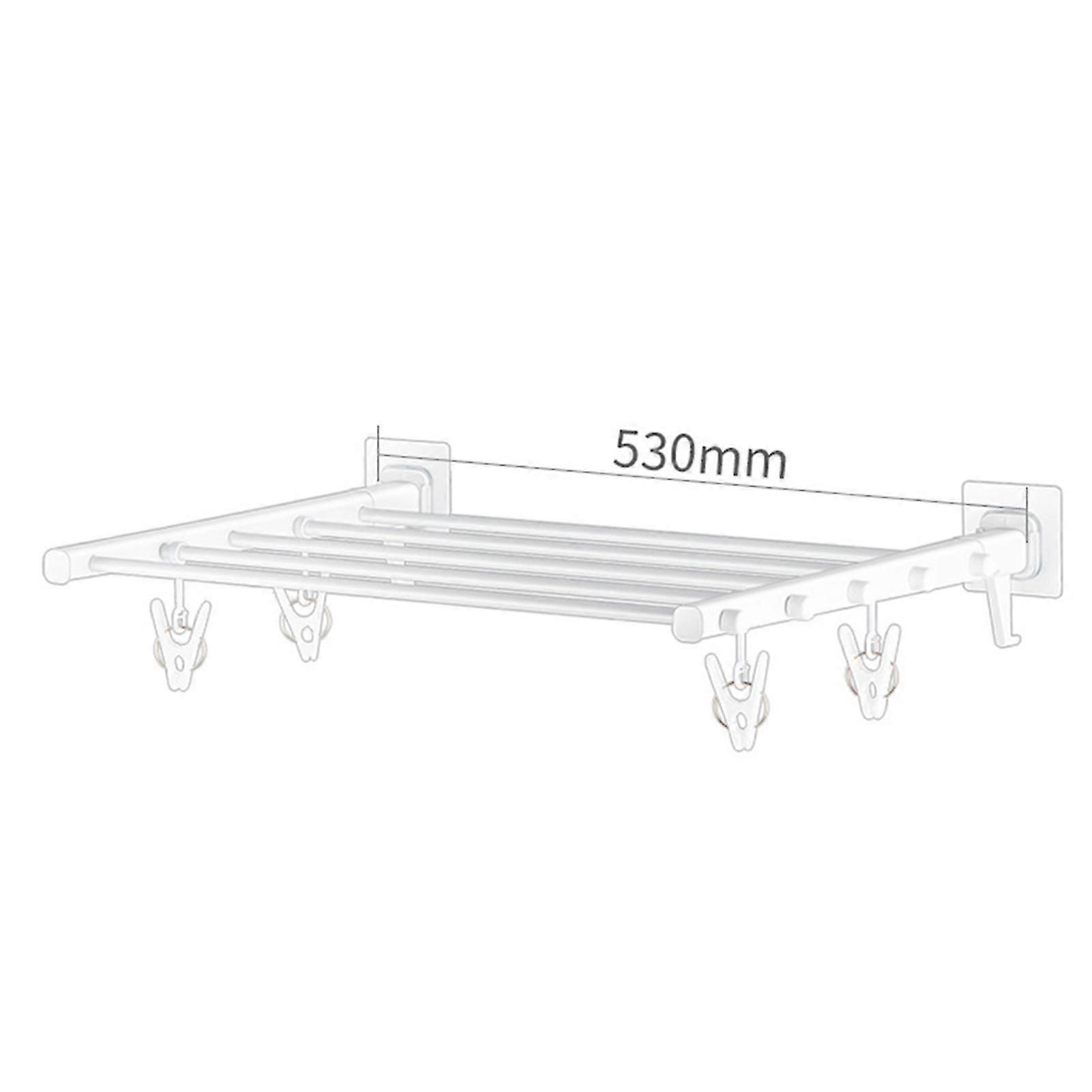 Folding Retractable Drying Racks Foldable Portable Strong Adhesion for Dormitory