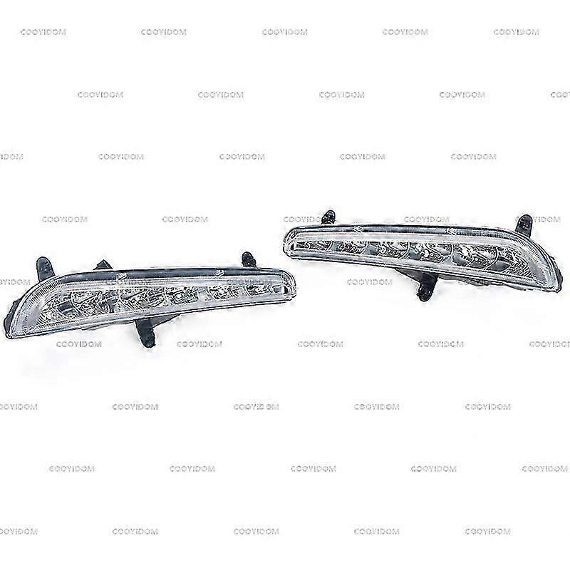 Compatible For Chery Tiggo 3 2014 2015 2016 Car Front Bumper Daytime Running Light Assembly LED Driving Daytime Running Lamp Fog Light DRL