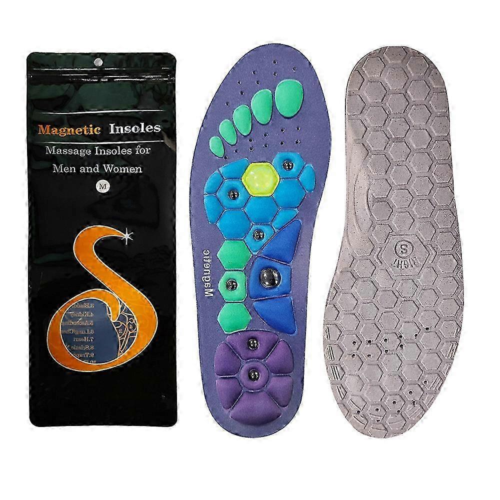 Magnetic Acupressure Insoles with Arch Support for Work Boots