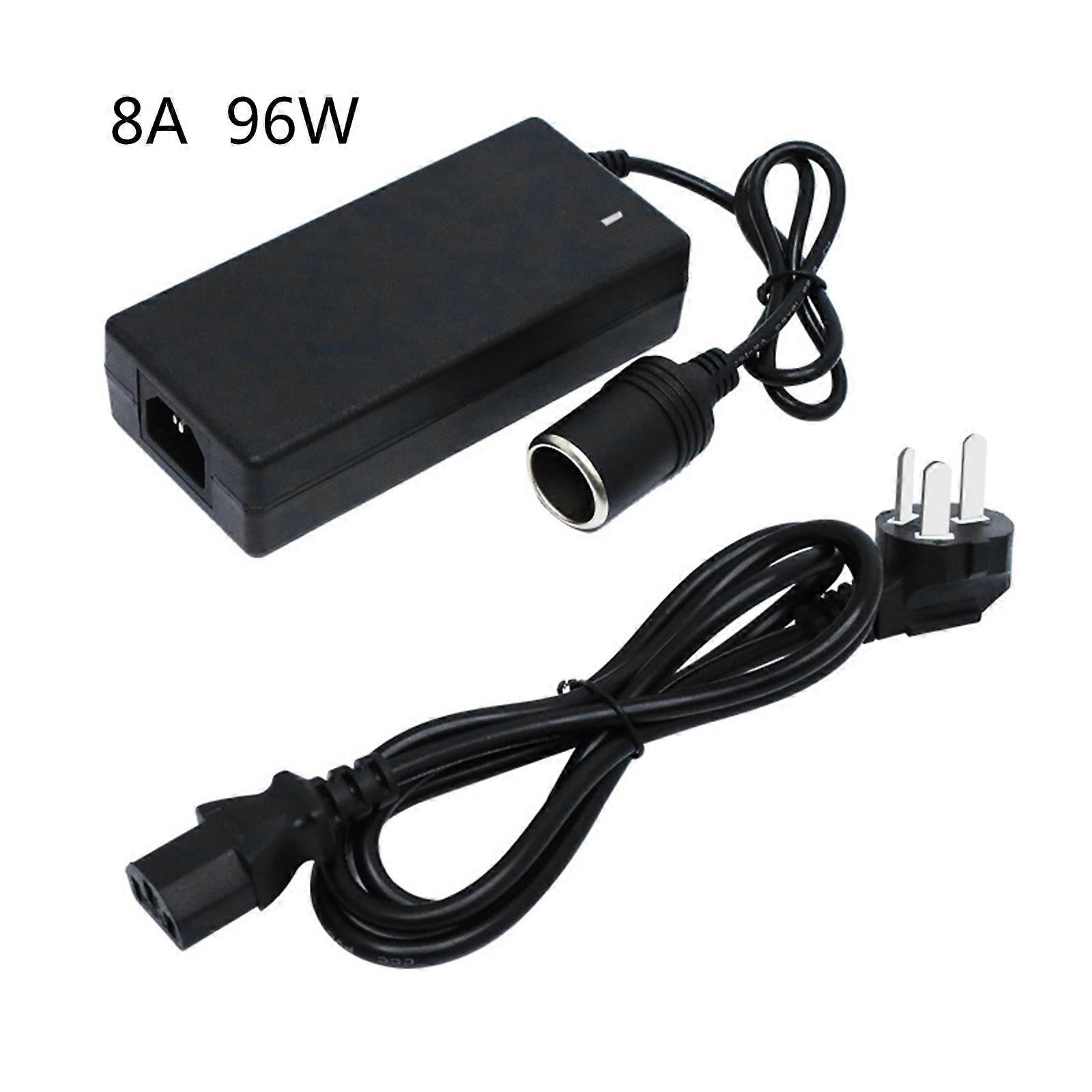 Converter Car Cigarette Lighter Socket Power Adapter, 220V to 12V 6A / 8A Power Supply Converter Transform