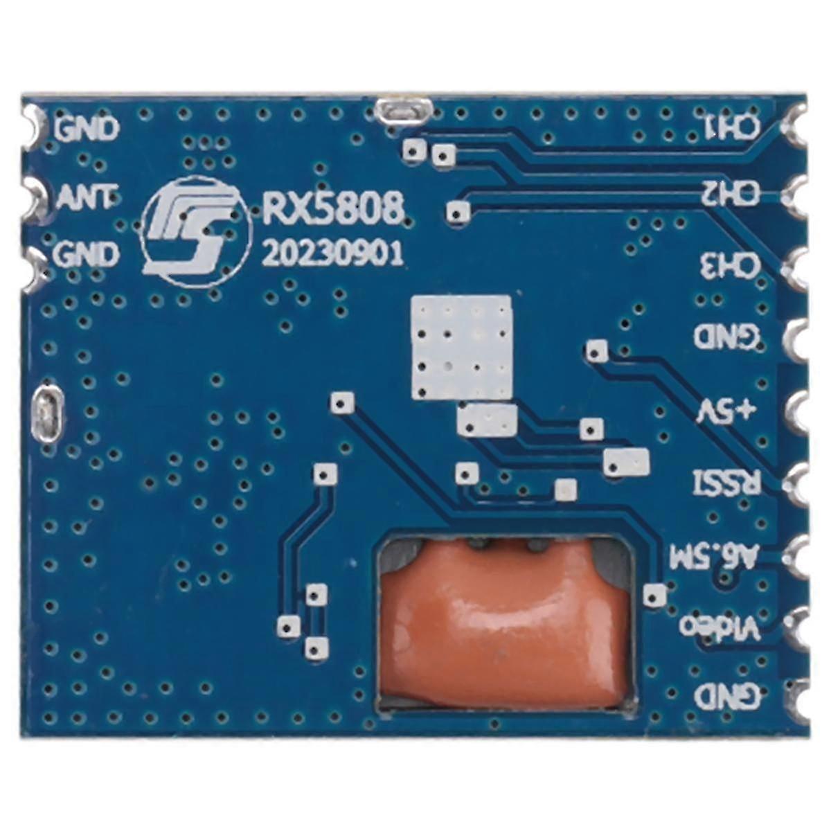 1Pcs FPV 5.8G Wireless Mini Audio Video Receiver Module RX5808 for FPV System RC Helicopter js