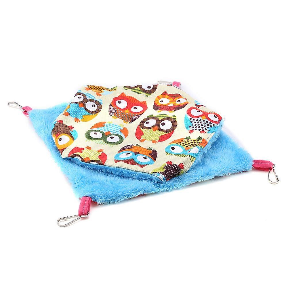 Soft Dual Layer Pet Hammock Hanging Bed for Small Animals, Cozy Warm Blanket, Durable Fabric, Easy to Clean