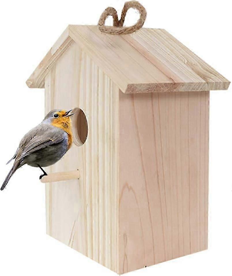 Bird's Nest Box Weatherproof Birdhouse, Perspective One-way Mirror Birdhouse
