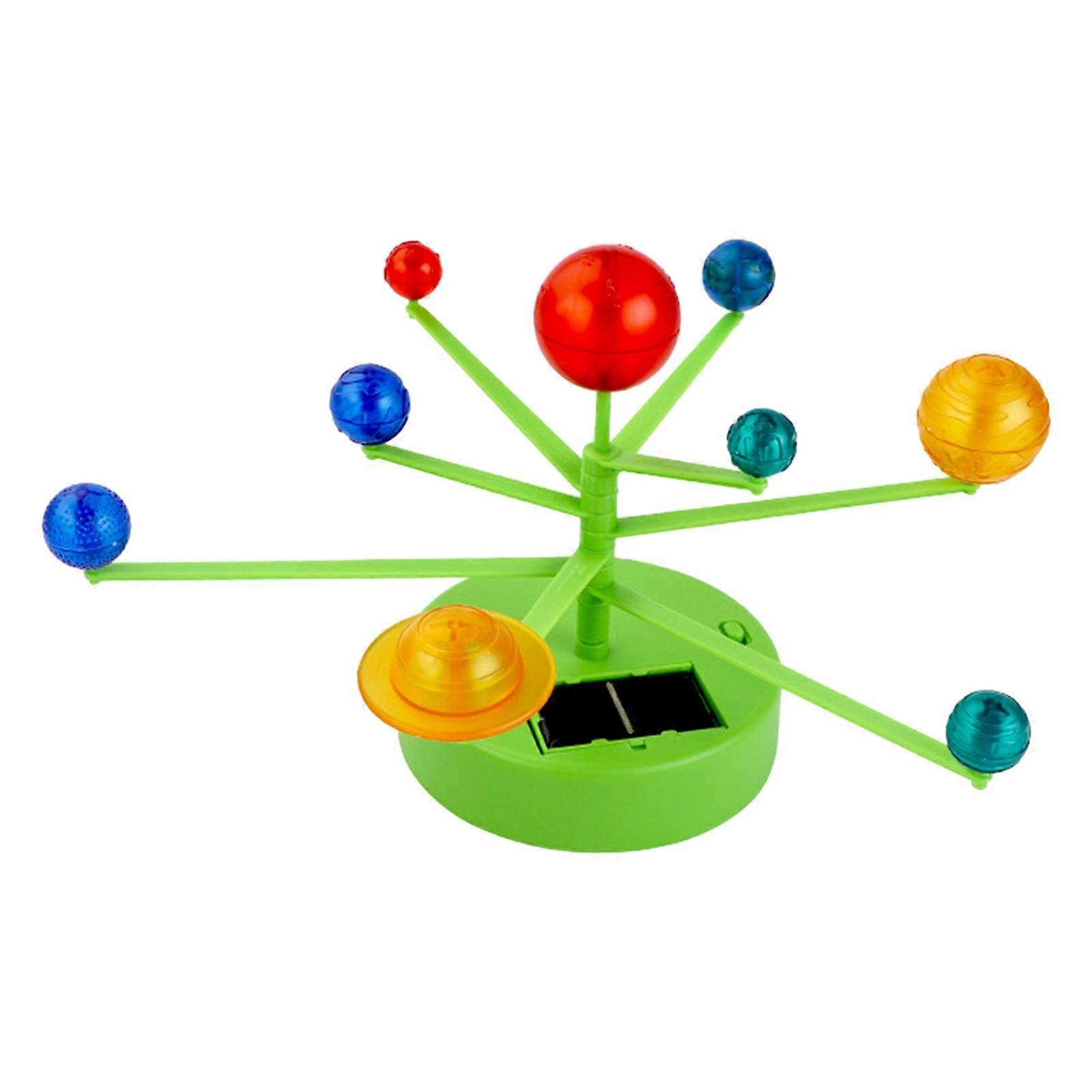 DIY Assembled Nine Planets Model Children Educational Dual Power Supply