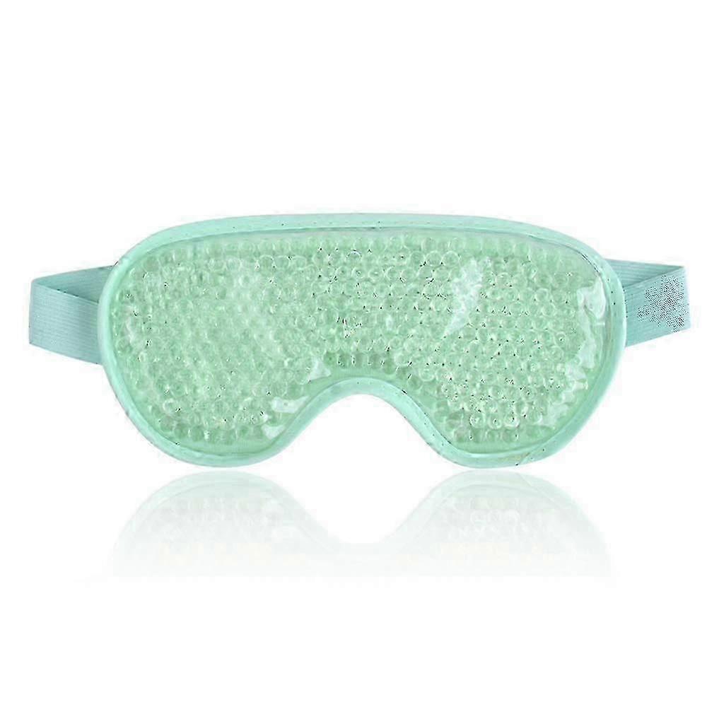 Cool Eye Mask Cool Eye Ice Pack for Puffy Eyes with Plush Backing - Green