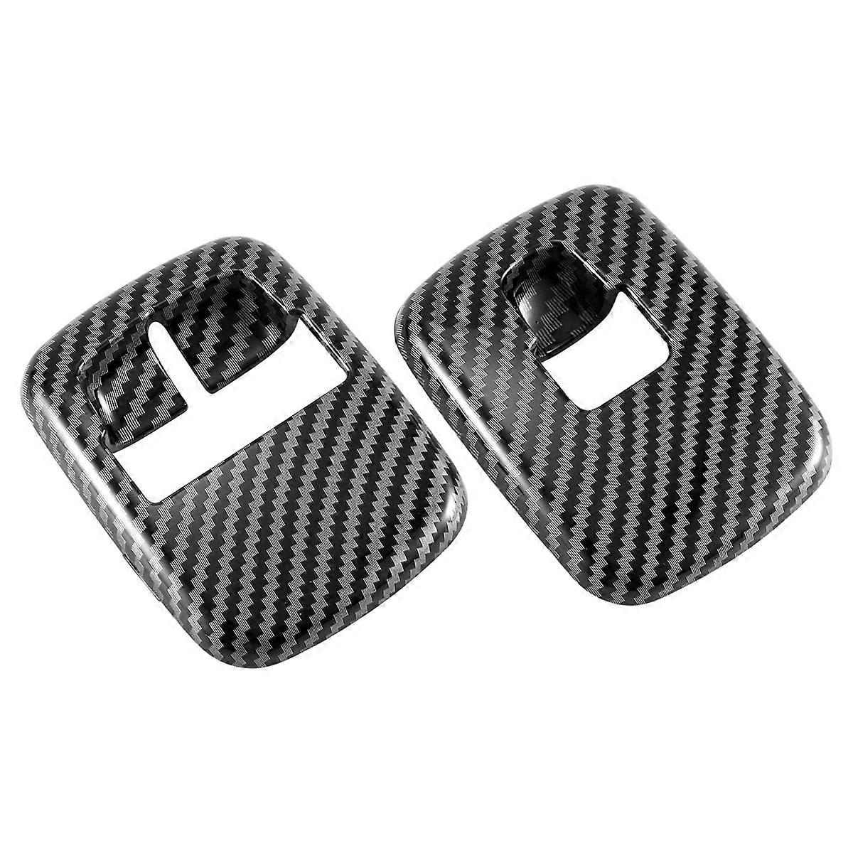 2PCS Carbon Fiber Window Lift Switch Button for Smart 453 2015