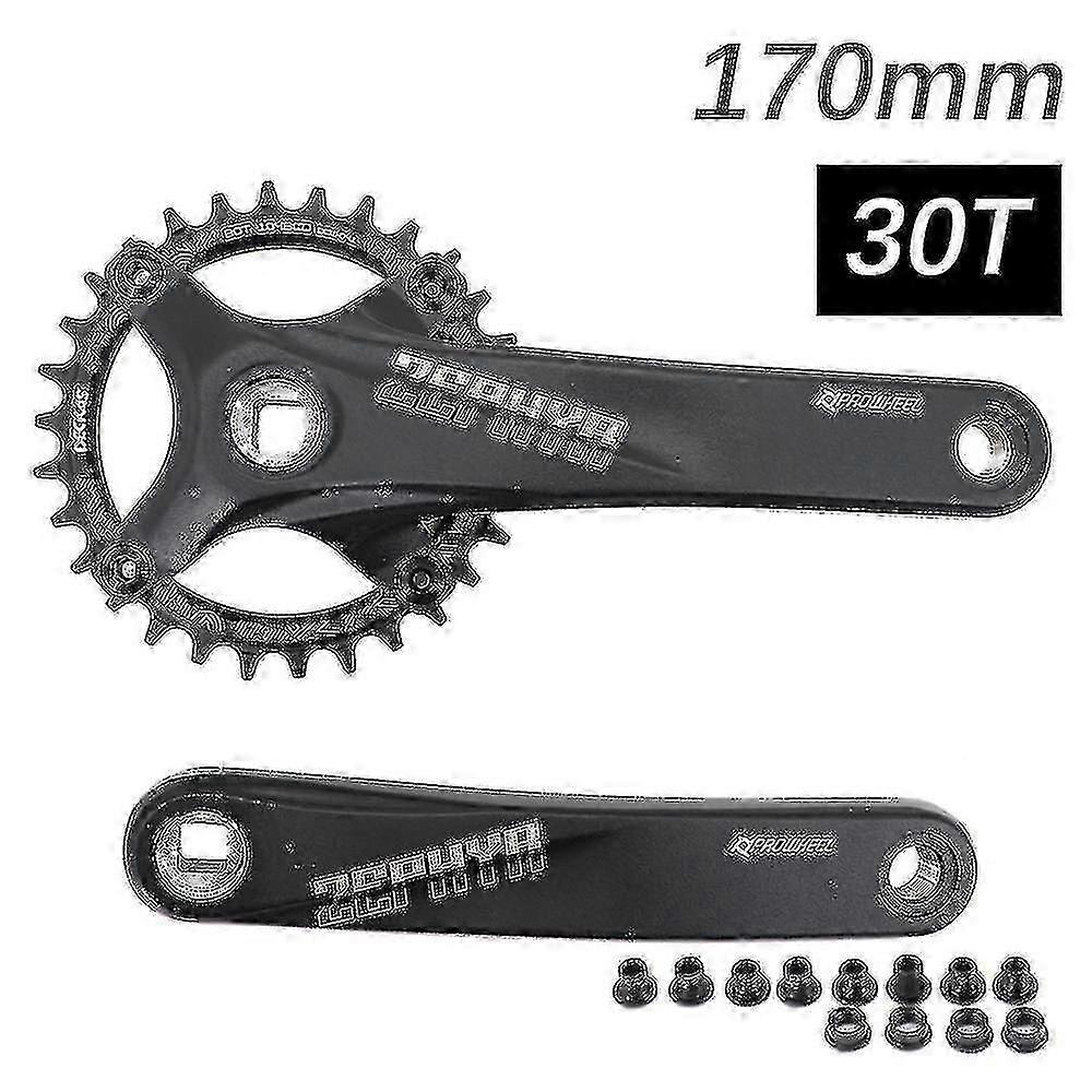 Prowheel Crankset مربع هول MTB الدراجة 104bcd 170mm 175mm Deckas Chainring الدراجة الجبلية 30t 32 34 36 38 40t 1x 2x 1 2 سرعة بوريس
