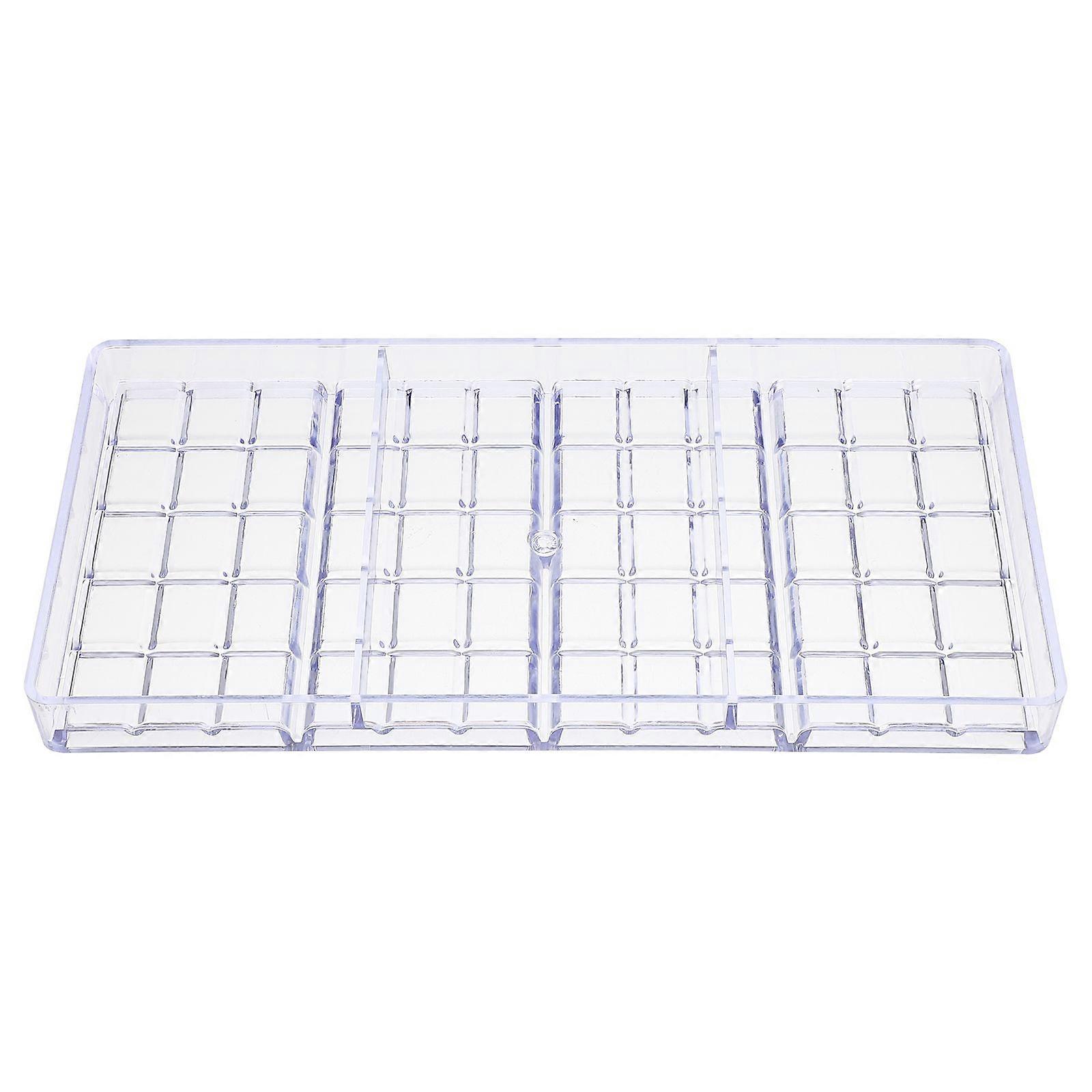 Clear Chocolate Mold Plastic Candy Mold Chocolate Bar Mold DIY Baking Mold