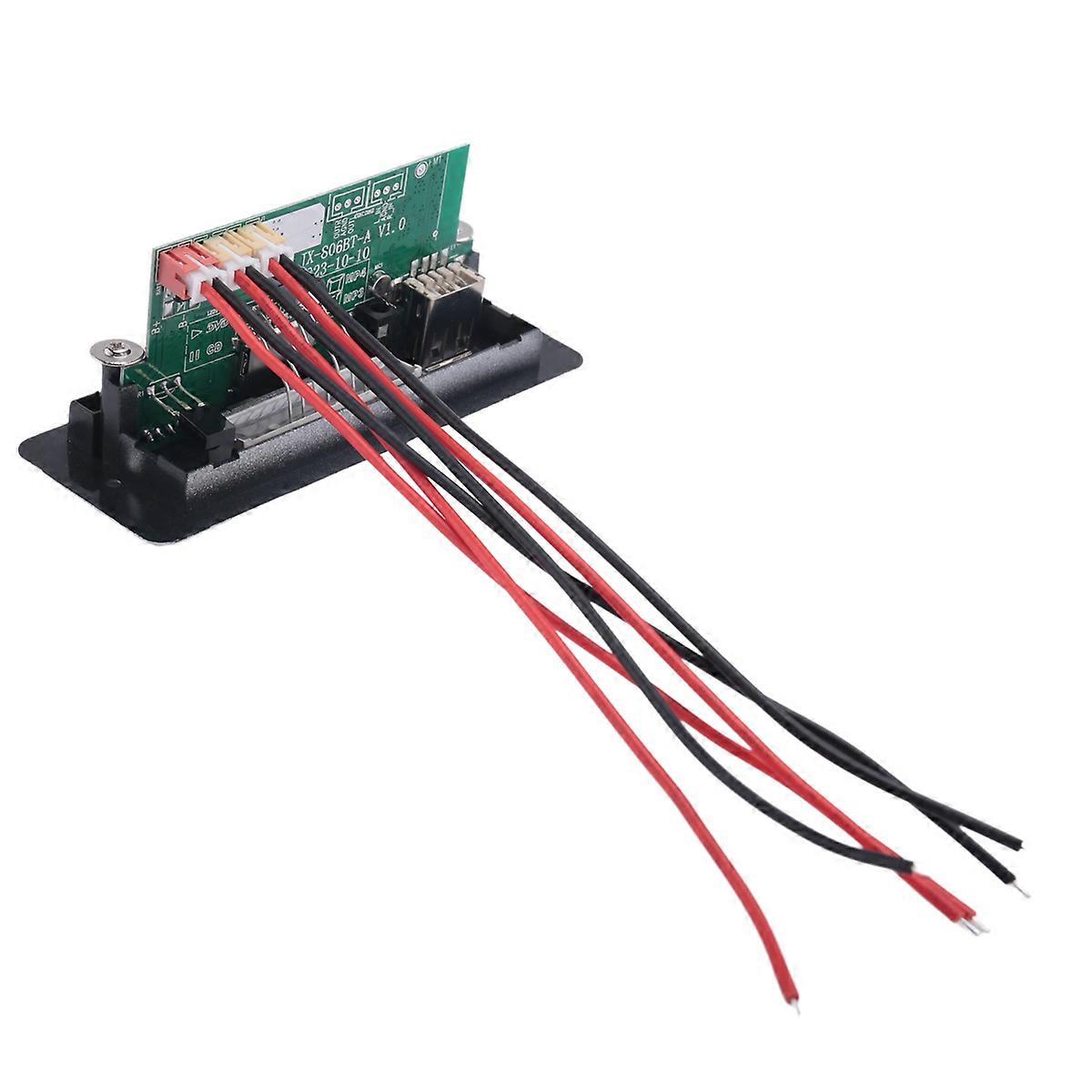 12V Bluetooth MP3 Decoder Board 50W Amplifier Silver