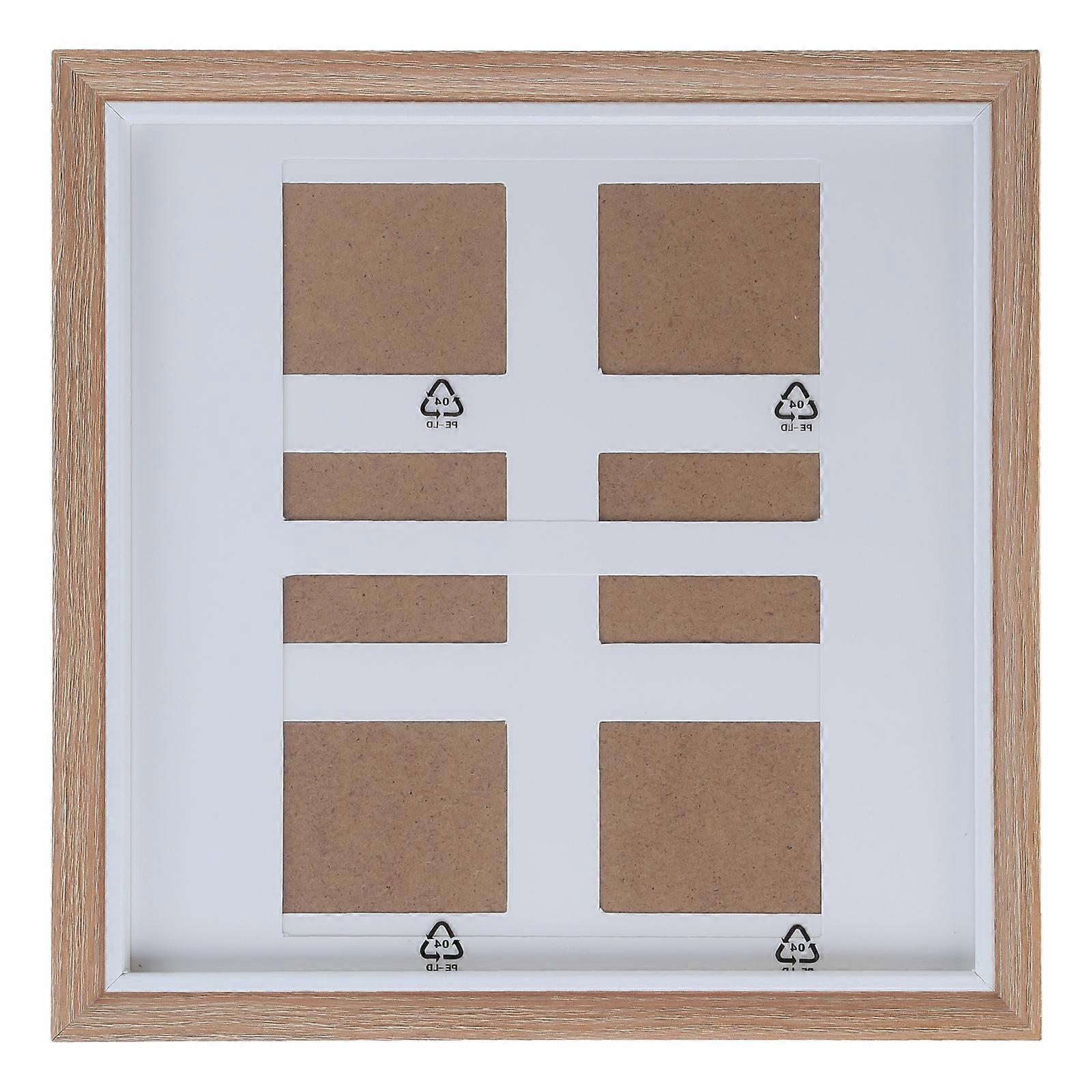 Unique Display Artistic Wood Frame for 3Inch/5Inch/6inch/SQ Photos Square Print Handcrafted Wood Photo Frames