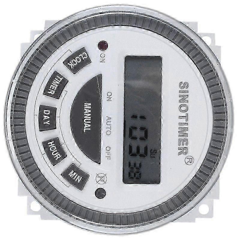 Tm-619H-2 230Vac Weekly Programmable Digital Timer Lighting Switch Output 220V Voltage With Dustpr