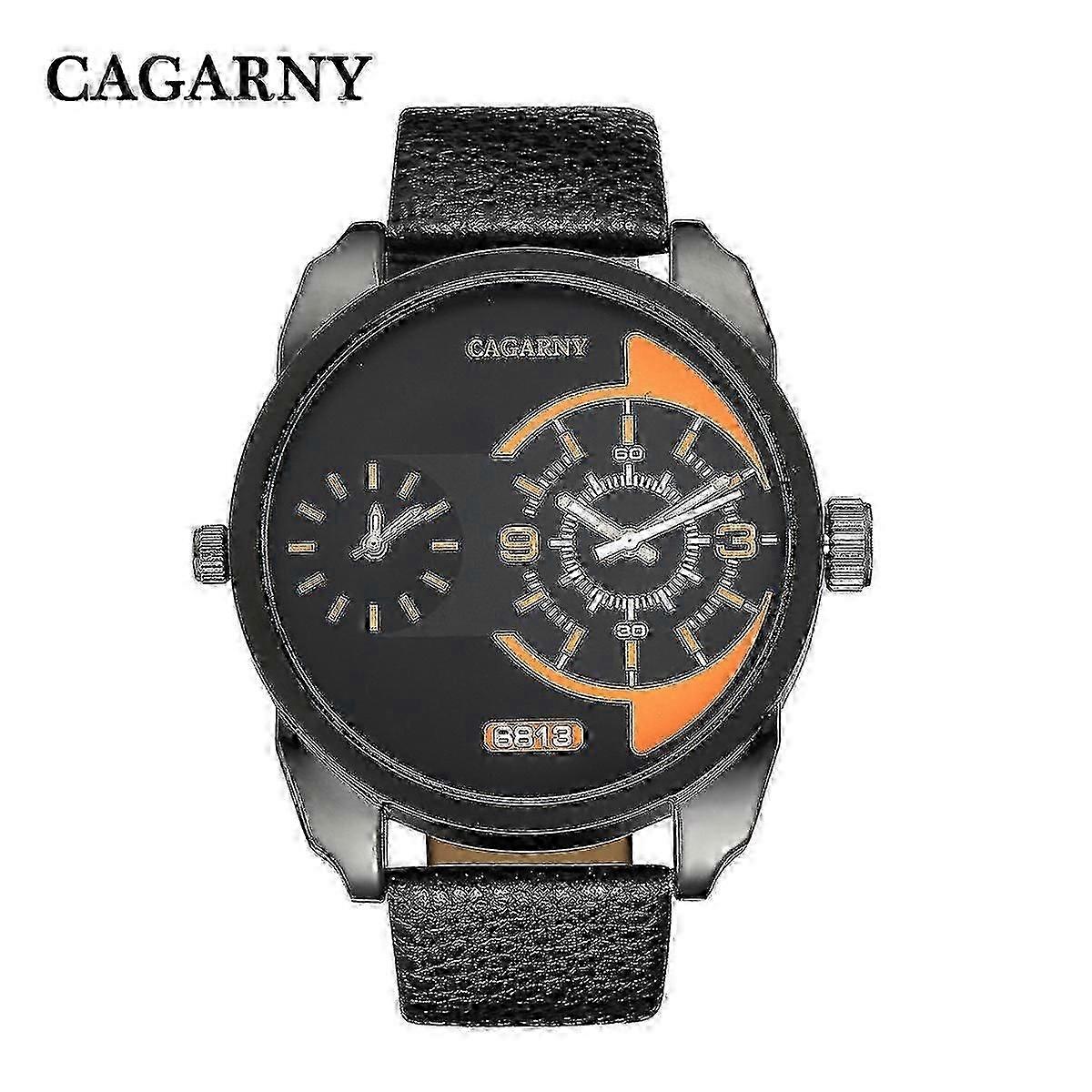 Men Quartz Watches Dual Movement Cagarny Man S