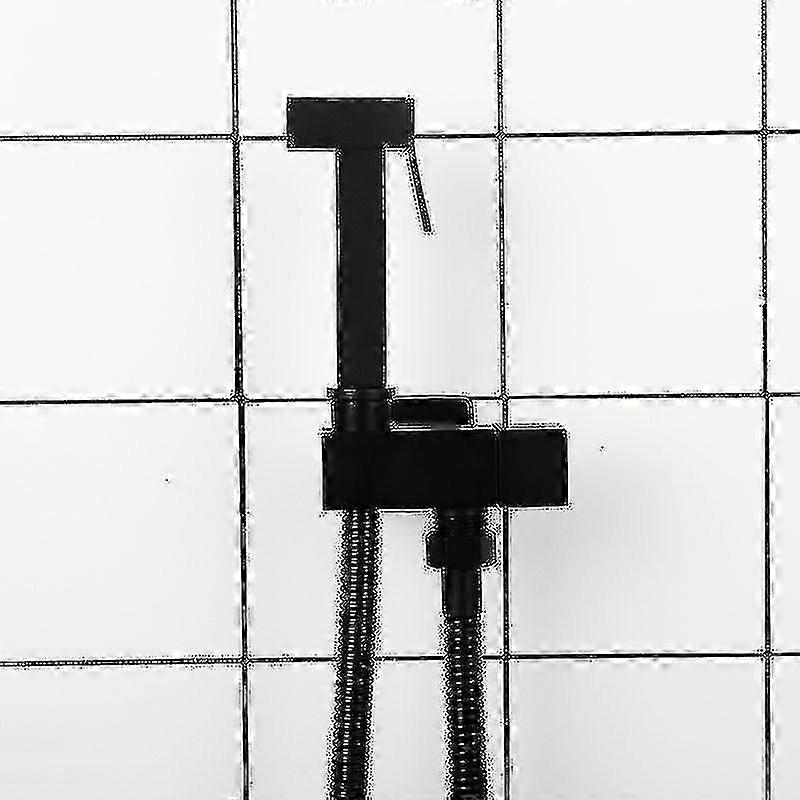 Matte Black Bathroom Bidet Faucet Brass Sprayer
