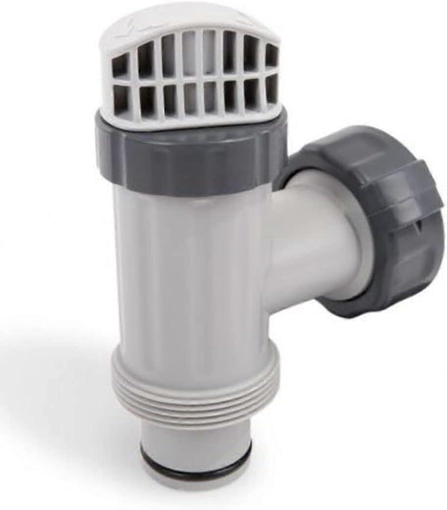 Replacement Pool Pump Part with Plunger Valve, 1.5" Outlet Strainer and Gaskets & Nuts Replacement Part (2 Pack)