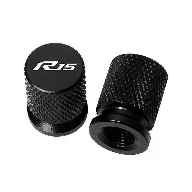 For R15 Motorcycle Tyre Valve Caps Air Port Stem Cover CNC Aluminum Accessories for Yamaha YZF R15 V2 V3 ABS 2009-2020