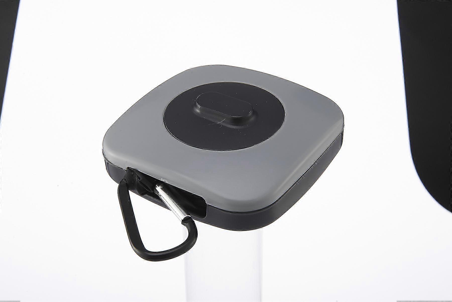 Foldable Waterproof Single Shoulder Portable Eco-friendly Rotating Foldable Shopping Bag Portable Nylon Cloth Bag Plastic Storage Box(grey)(1pcs)