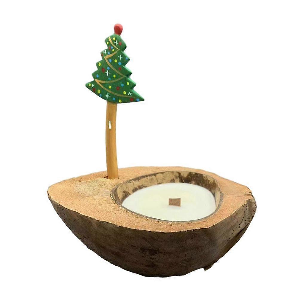 Soywax Scented Candle Coconuts Shell Holder AromatherapyAroma Candle