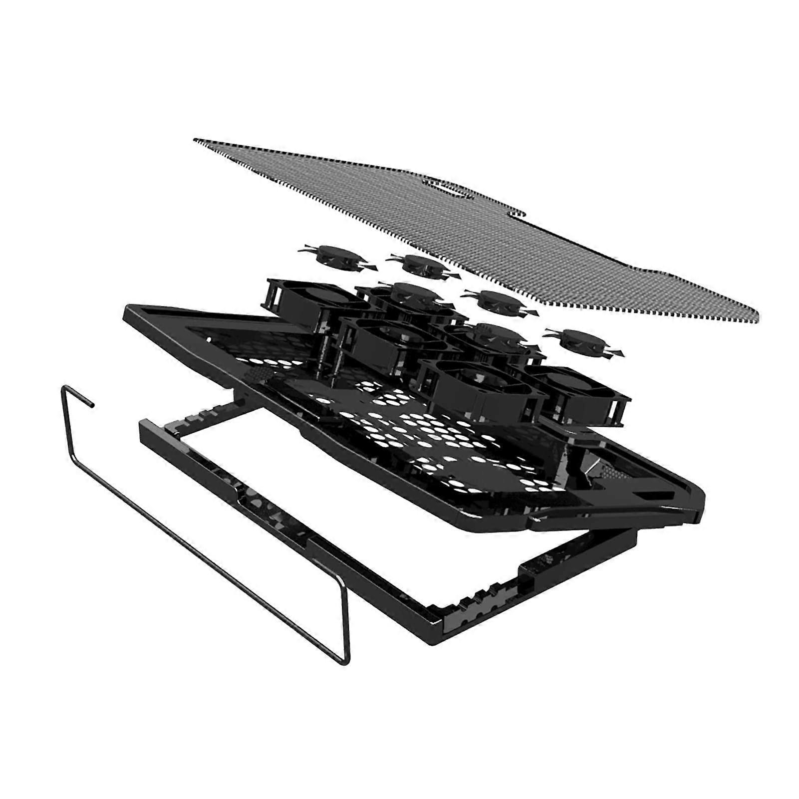 Laptop Cooler with LED Light USB Notebook PC Cooling Pad Computer Cooling Fan Stand