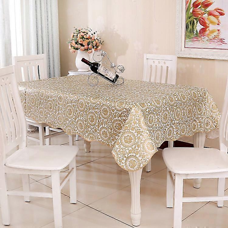 PEVA Oil&Water Resistant Coffee Table Tablecloth