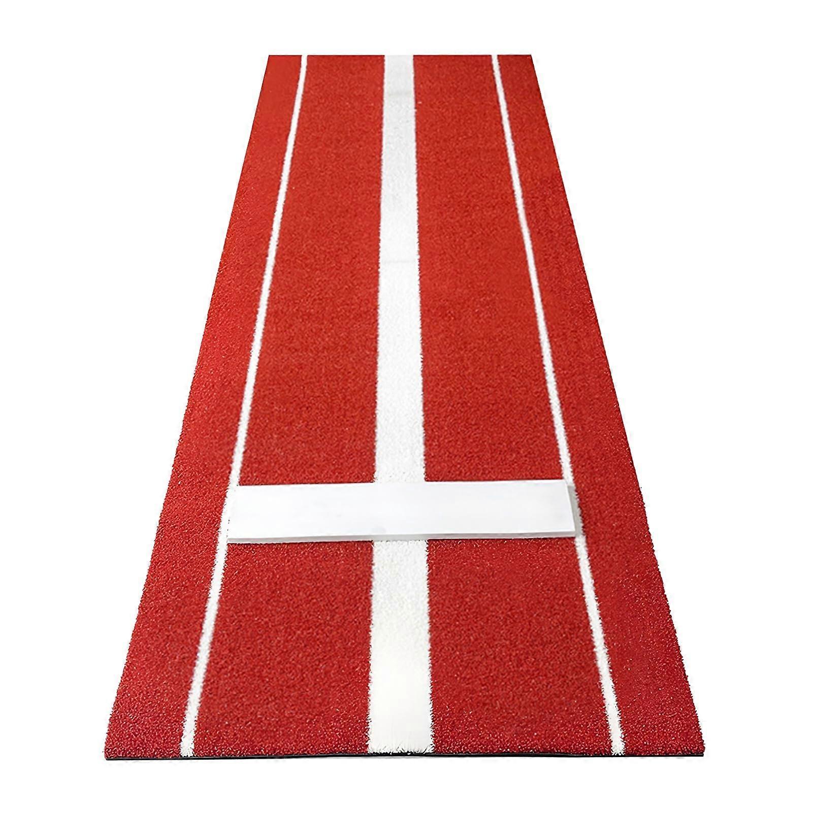Softball Pitching Mat, 10x3FT Softball Pitching Mound with Carry Strap, Baseball Softball Mat