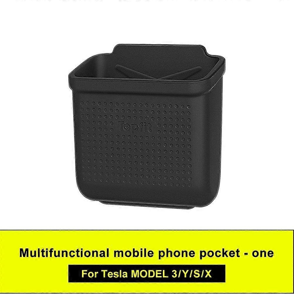 Storage Box For Tesla Model 3 Y X Highland 2017-2023 2024 Hidden Silicone Easy Install Bag Box Universal Auto Accessories