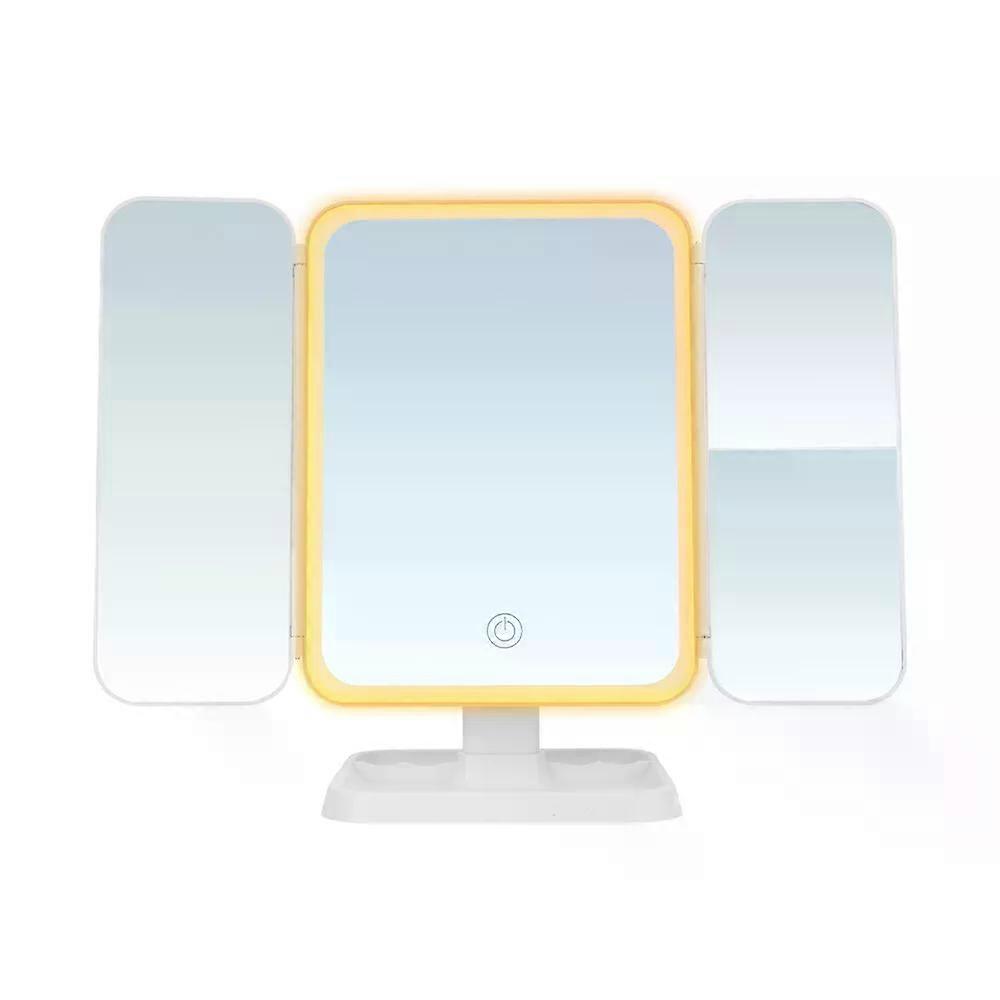 Vanity mirror with LED lighting Vanity mirror light lighting 10x DE
