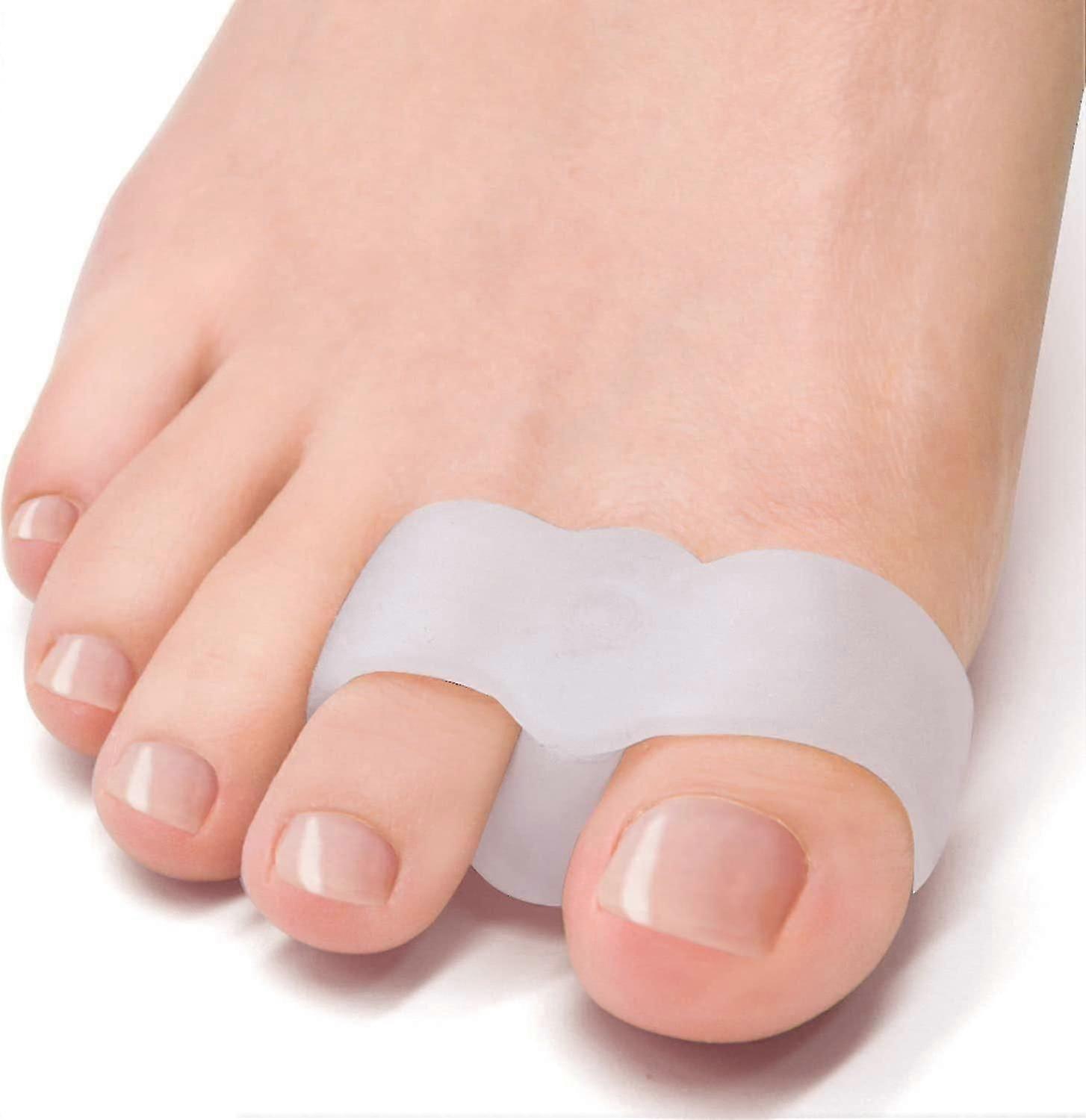 Pack Of 12 Bunion Corrector, Toe Separators With 2 Loops, Big Toe Spacer Suitable For Bunion And Overlap Toe