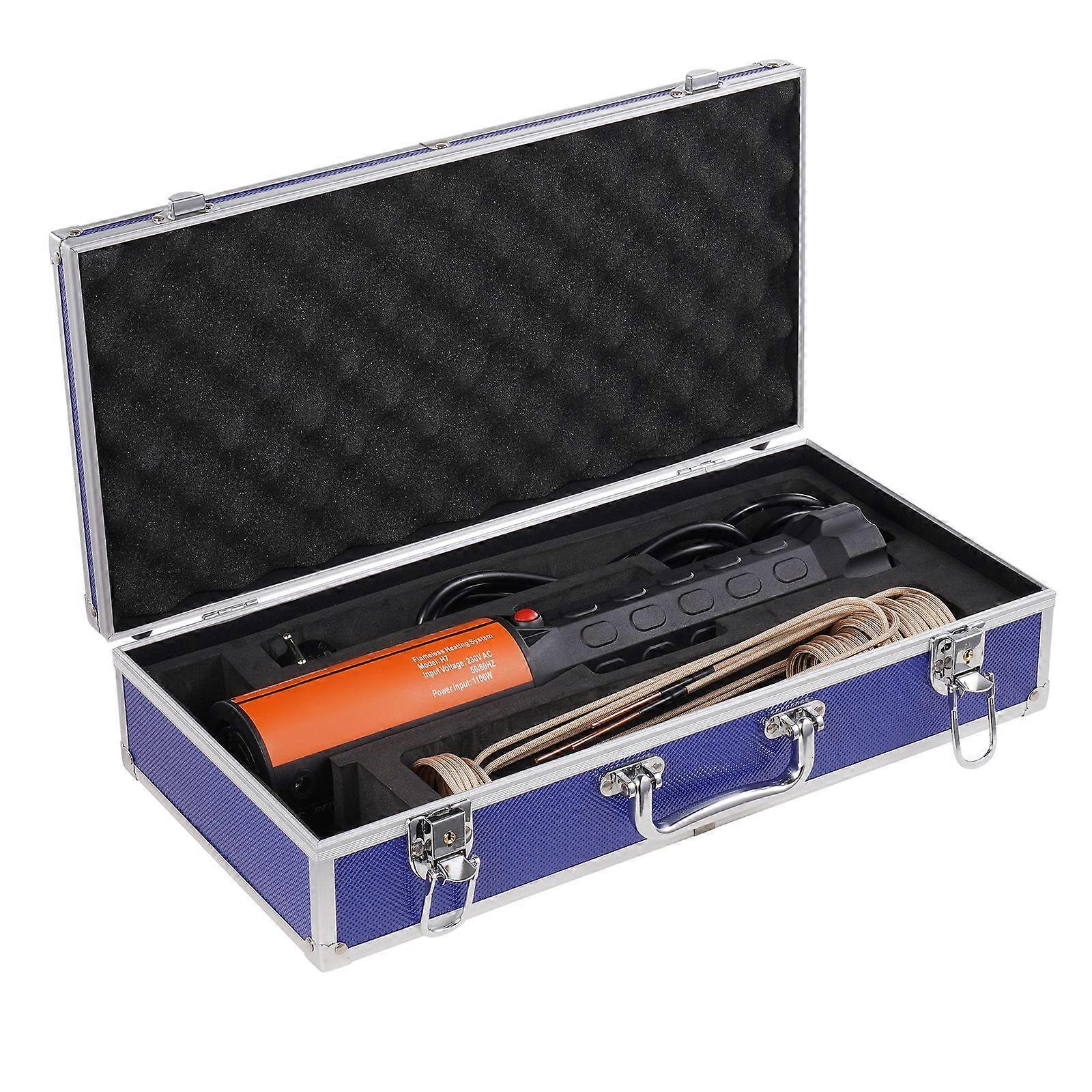 Kit de chauffage par induction magnétique, 1000W, chauffage par induction à boulons avec 8 bobines d’induction, extracteur de boulons de chauffage par induction sans flamme 220V