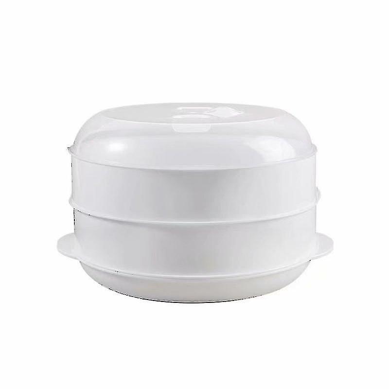 Kitchen Household Large Double-layer Microwave Steamer
