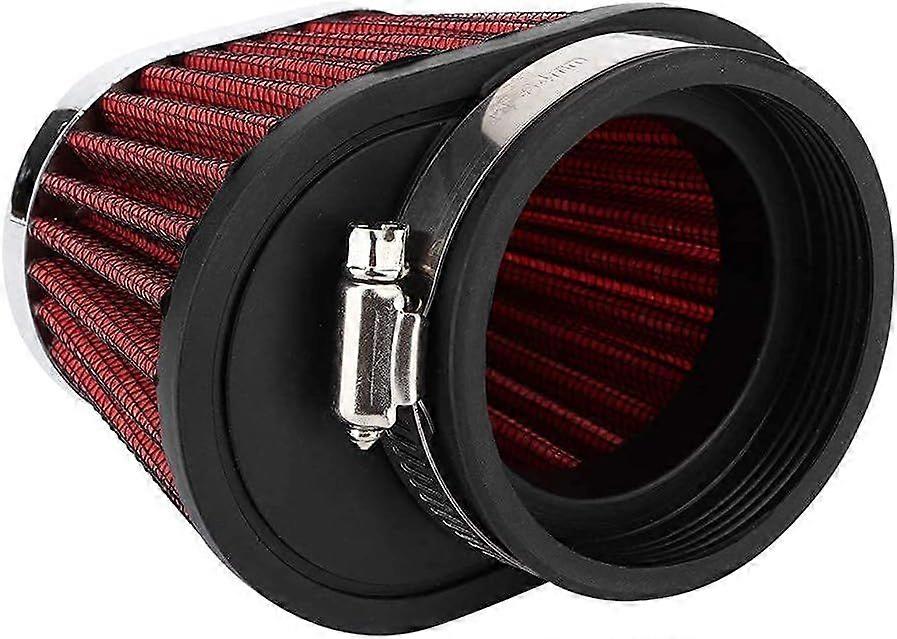 1pcs Red Motorcycle Air Filter, Universal Mushroom Head Engine Cleaner Filter Accessory Air Filter Replacement 6cm