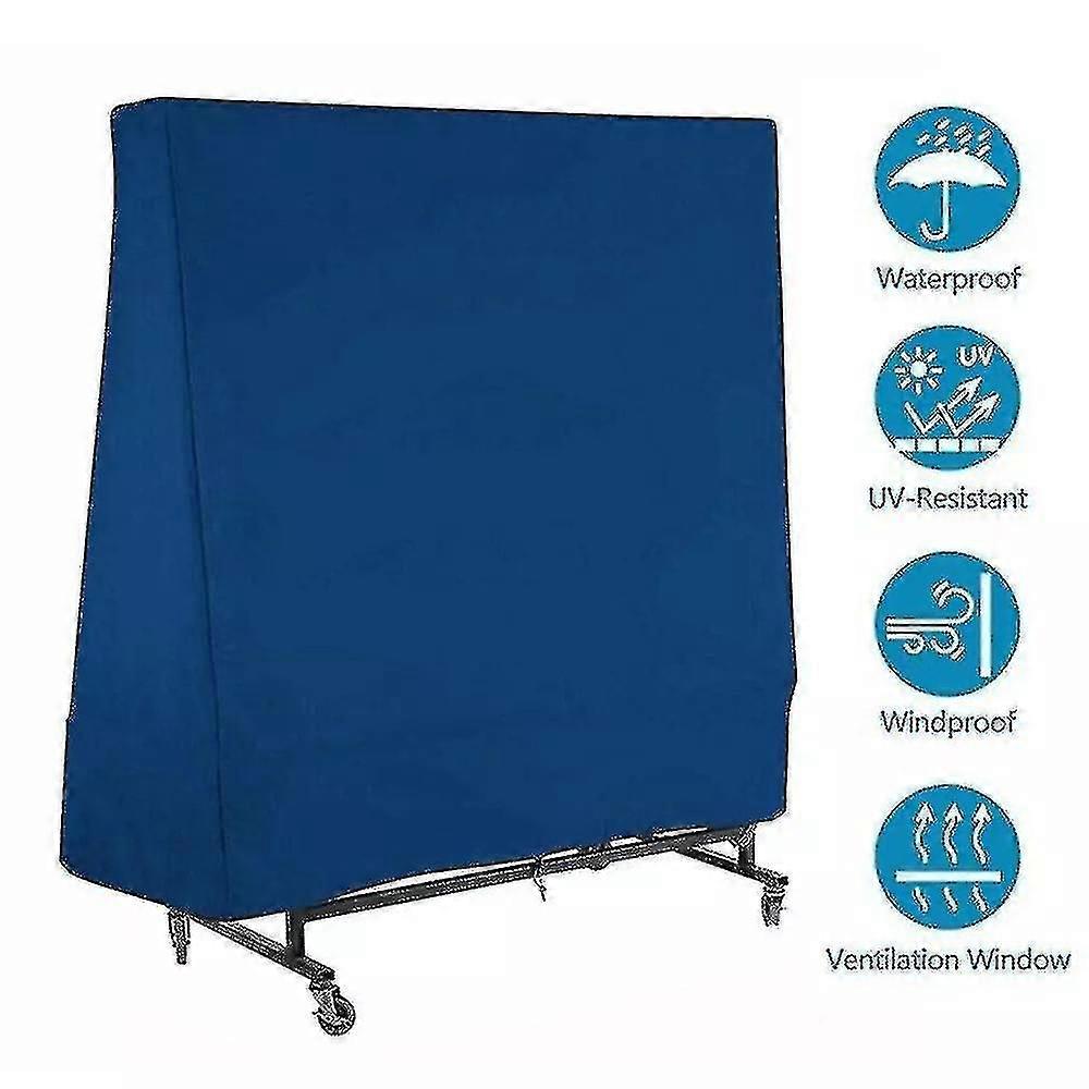 Outdoor Waterproof And Dustproof Table Tennis Table Cover Table Tennis Table Cover 165x70x185cm