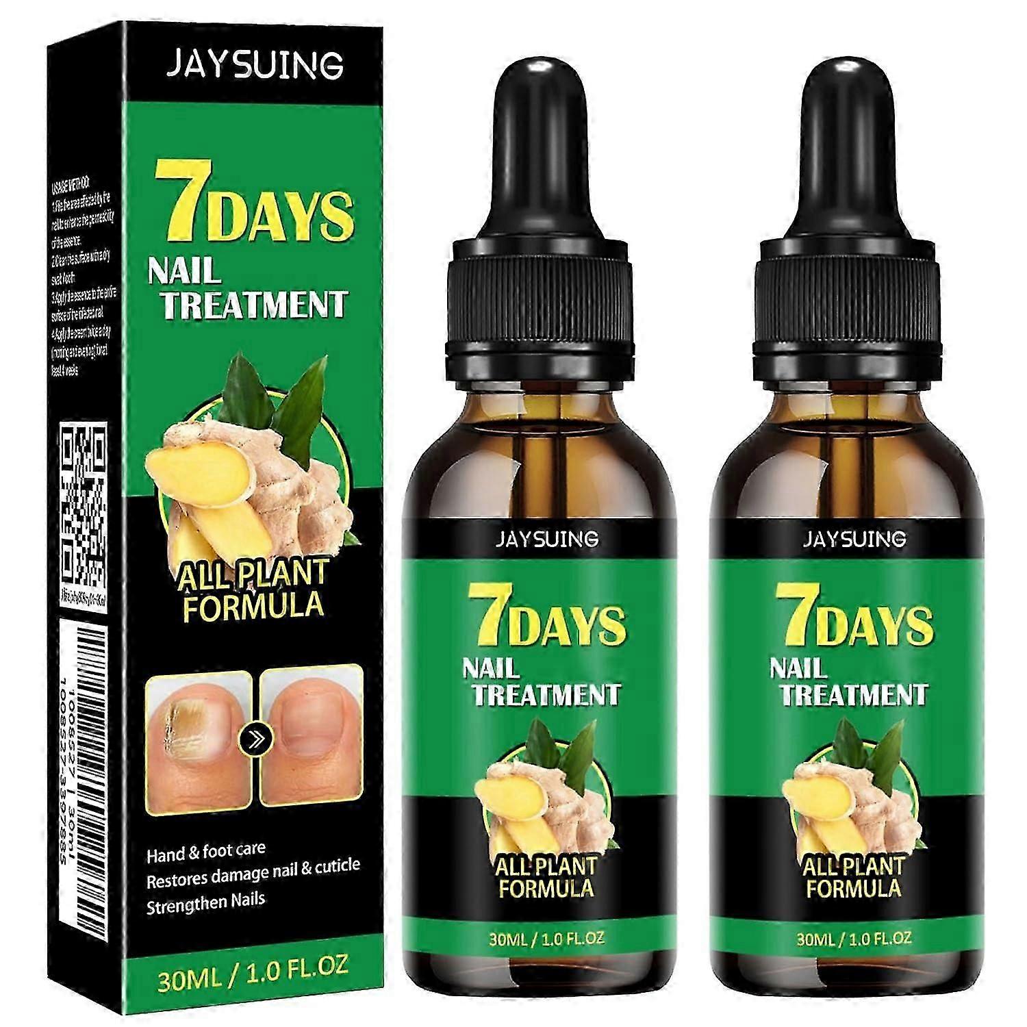 7 dagars nagelbehandling, ingefärsnagelbehandling, multifunktionell nagelreparation, nagelnäringsolja, stärkande oljeserum, ingefärsnageltillväxtolja