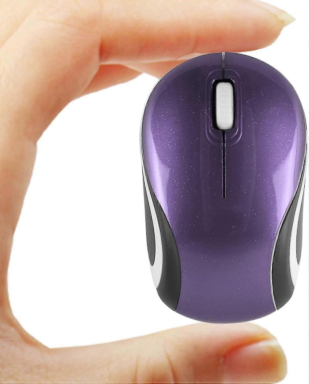 Wireless Mouse-Cute Mini Computer Mouse for Laptop-Small Size Pocket Portable Compact Travel USB Optical Mice 3 Buttons 1000 DPI Cordless Mouse for PC
