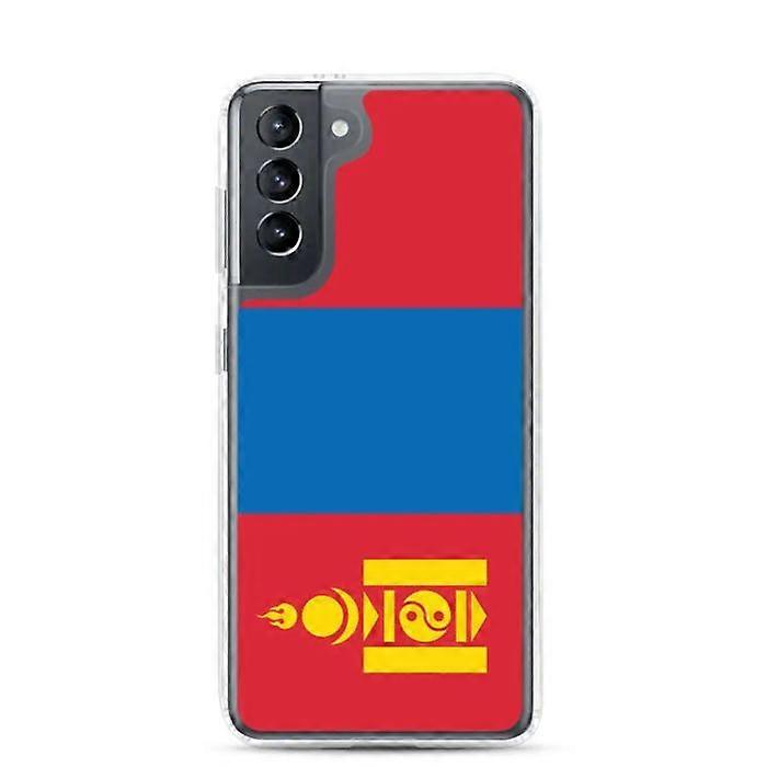 Phone Case - PIXELFORMA - Mongolia Flag - Samsung Galaxy S21 Plus - Soft - TPU