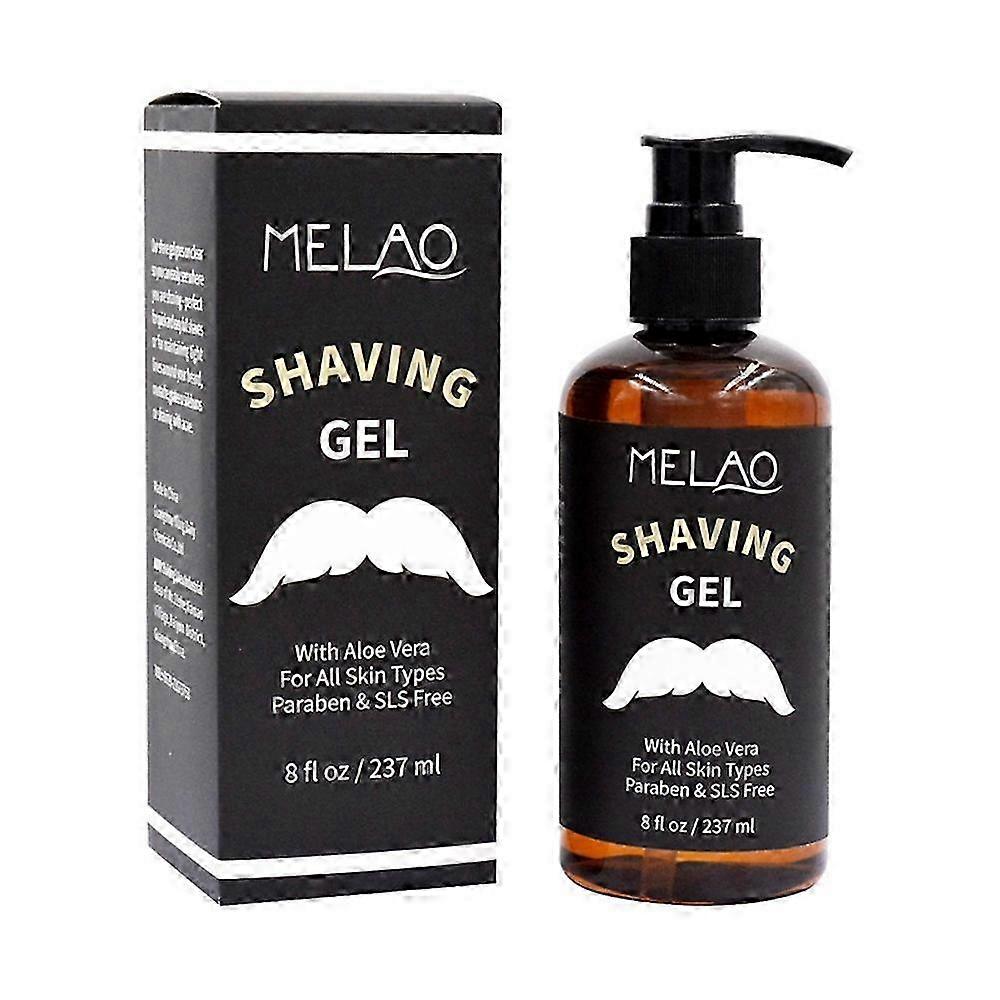 2025 Men's Shaving Gel 237ml Clean Beard Series Shaving Foam Gentle Non Irritating