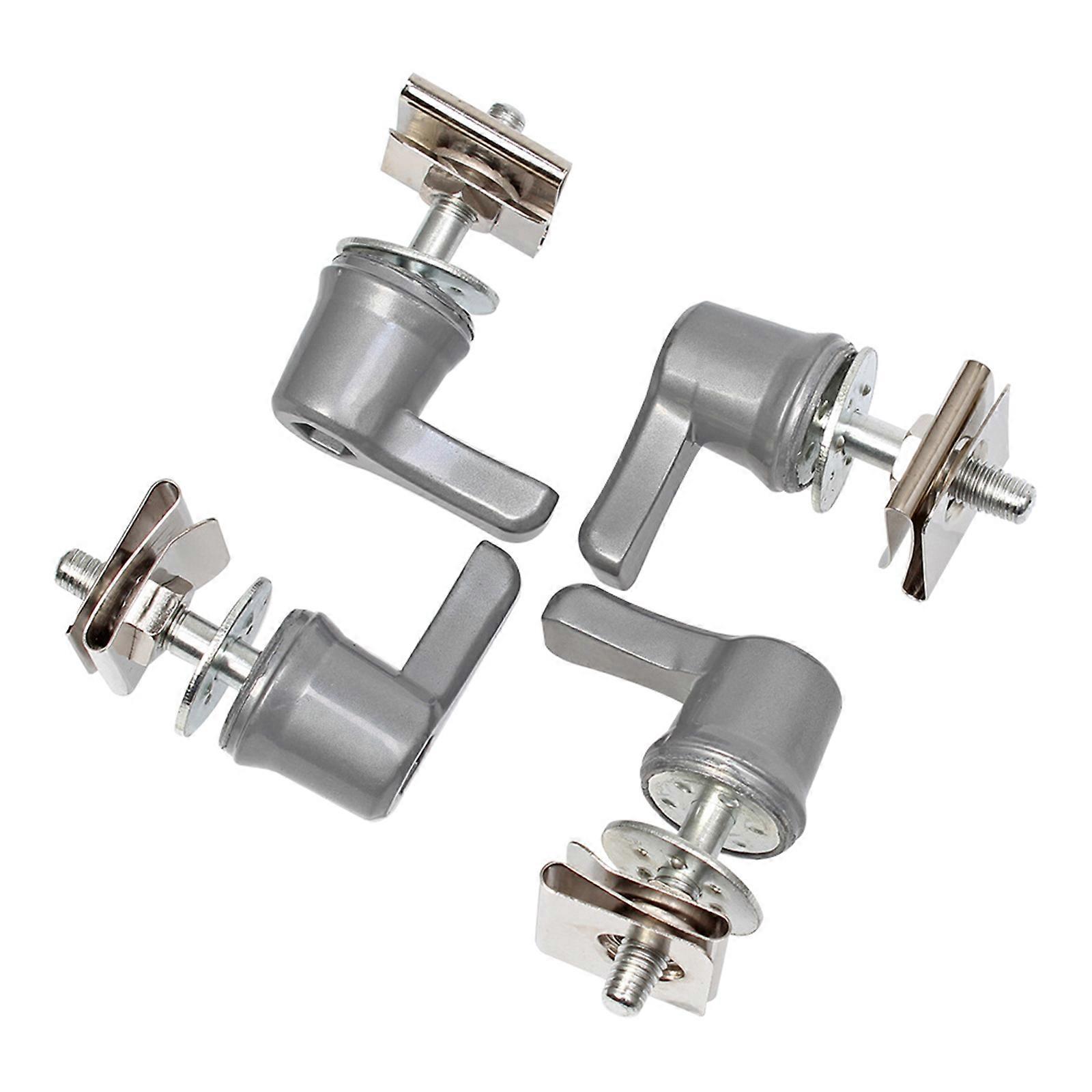 Saddlebag Lever-Lock Fastener Bolt, Saddle Bag Safety Bolt Nut Mounting Security Hardware Theft Deterrents Locks plating