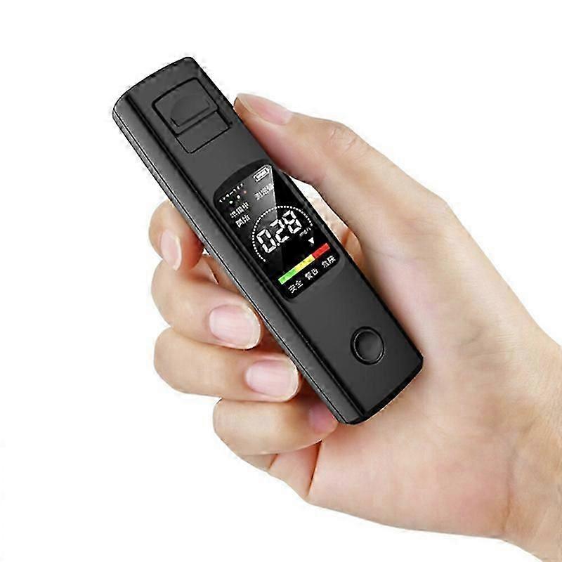 Alcohol Tester Professional High Sensitivity Breathalyzer Non-Contact Alcoholometer Rechargeable Por