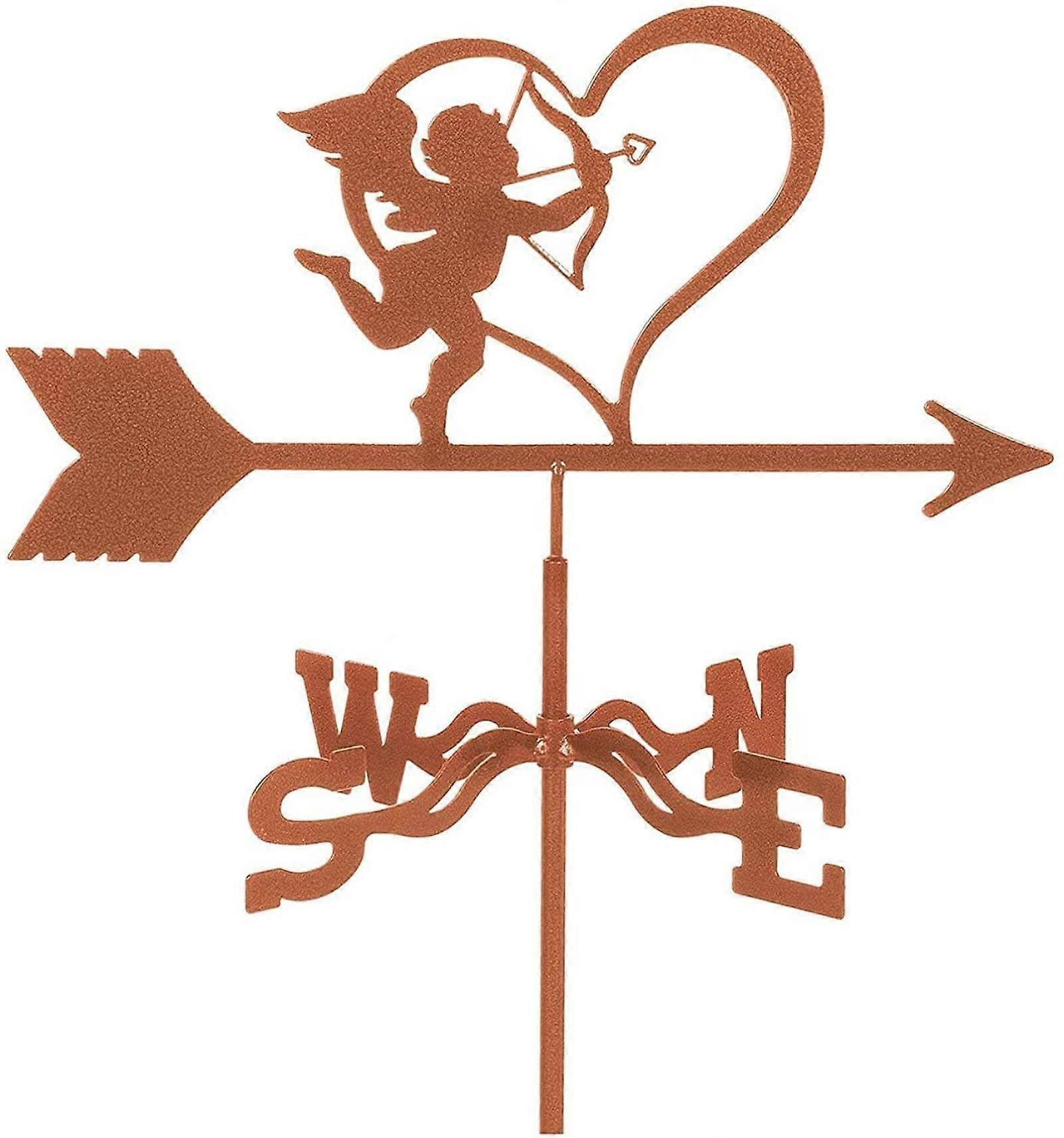 Decorative weather vane, garden tallation, farm post, stainless steel, durable, wind direction indicator