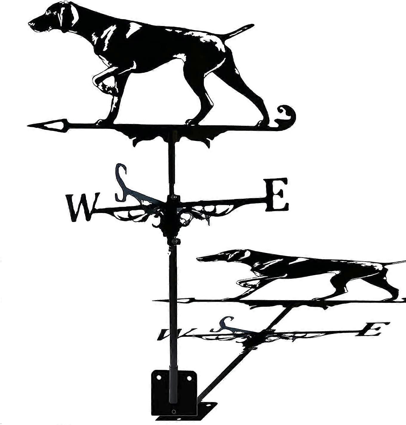 Retro Wind Vane Garden Stake - Creative Direction Indicator for Yard, Farm, Shed, Rustic Metal Design, 3254