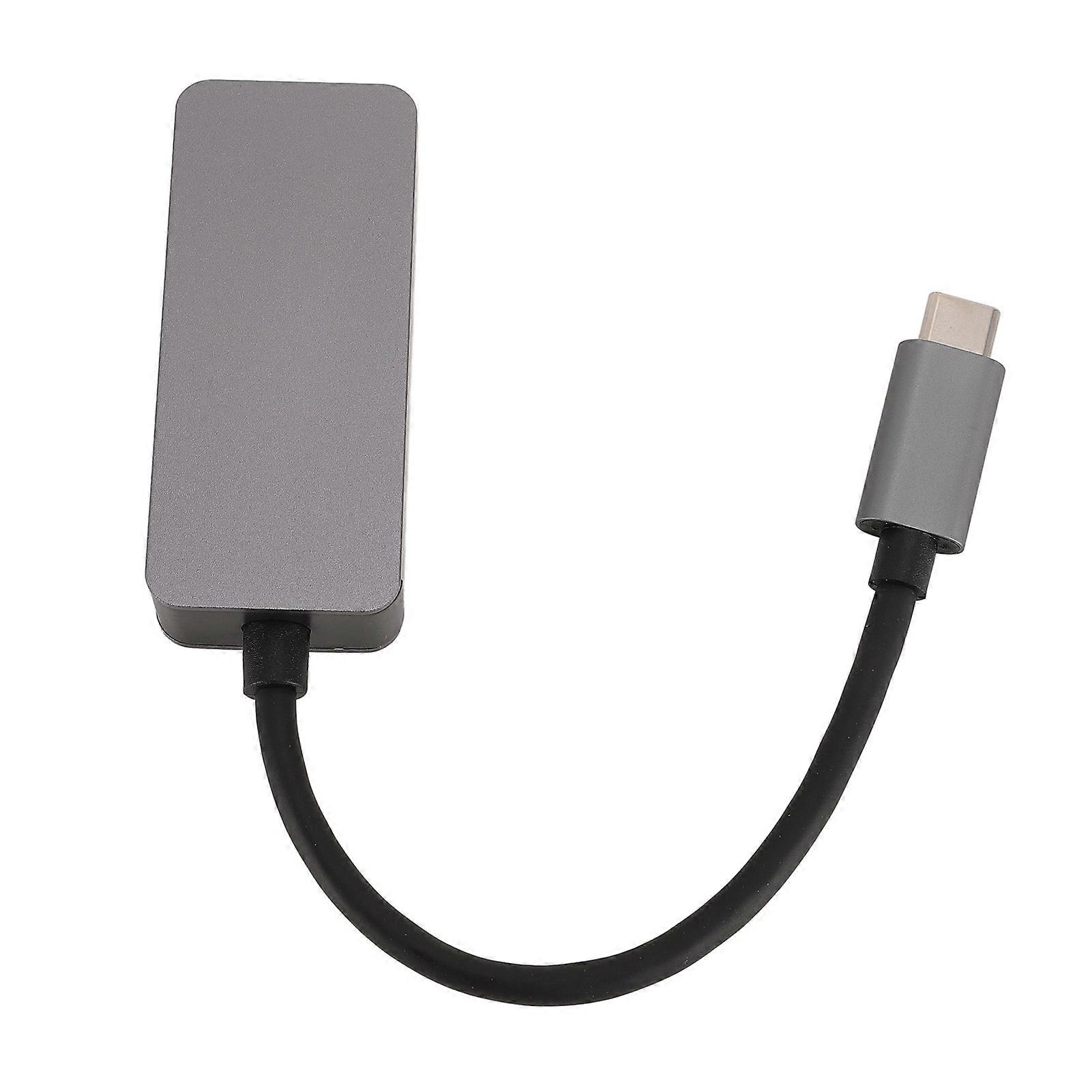 2.5G USB C to Ethernet Adapter Aluminum Alloy 2500Mbps High Speed 1Gbps Gigabit Type C To RJ45 Lan Network Adapter for Laptops Tablets Smartphones