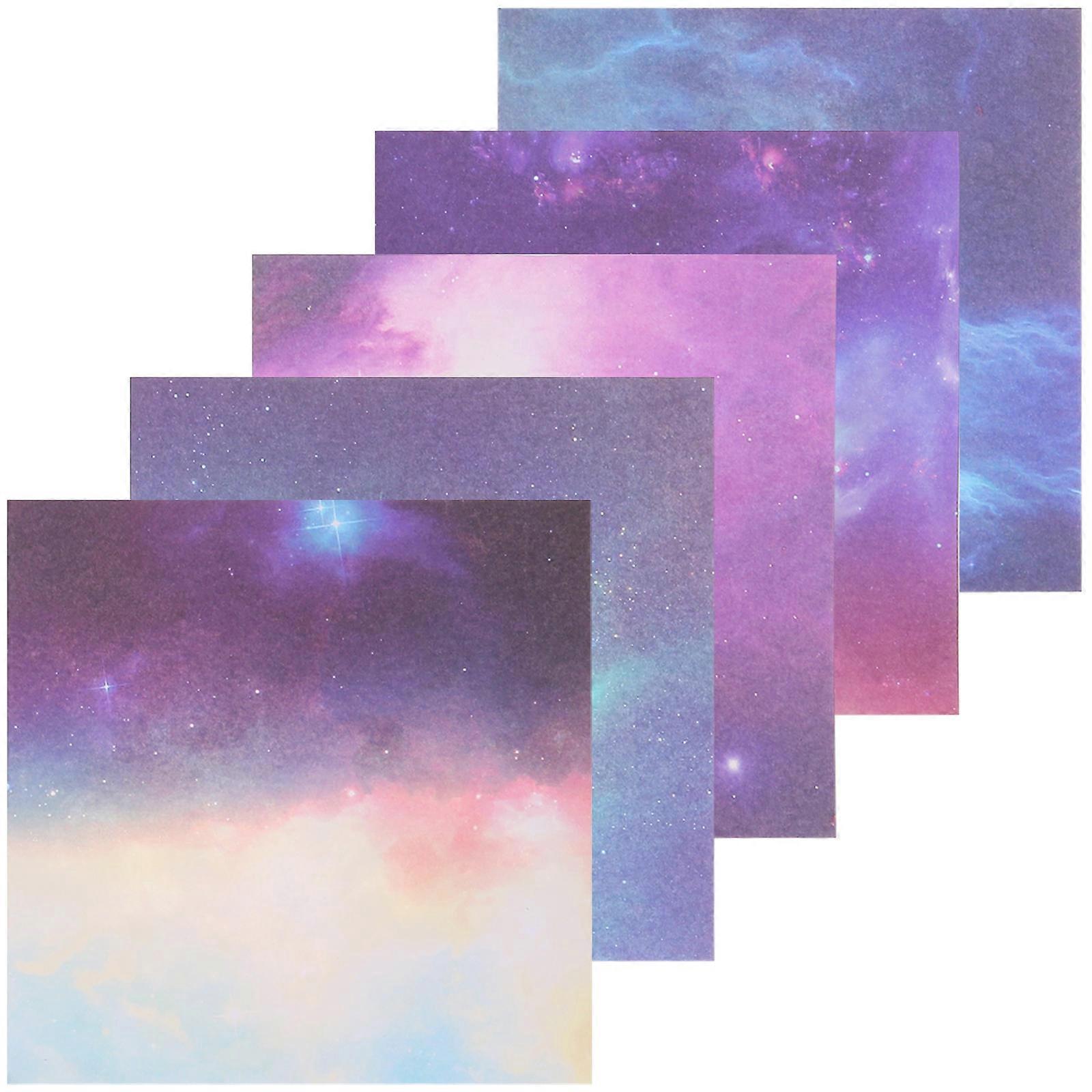Colorful Double Sided Star Origami Paper Set   Square Folding Sheets for DIY Crafts, Art Projects & Party Decorations